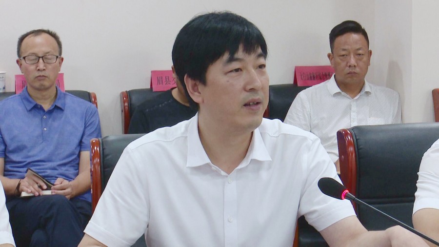 眉县人民政府县长叶盛强致欢迎辞.